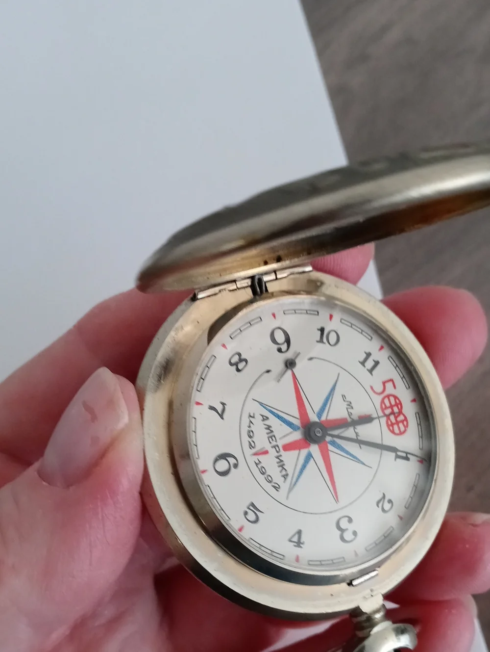 'Discovery Day' Pocket Watch